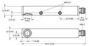 Turck Reflexions-Lichtschranke RU20L-Q12S-UN8X-V1141 100005609 100St.