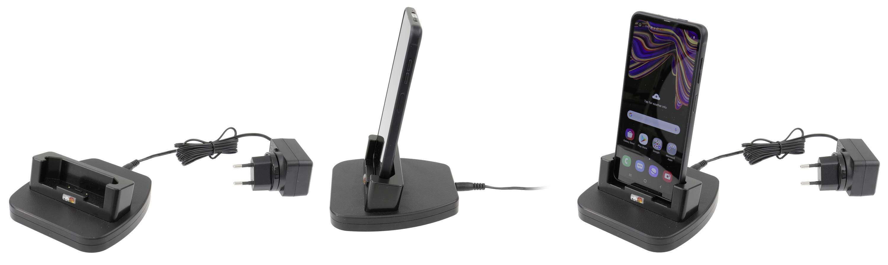 Brodit 216125 Ladeadapter 1 x Samsung, Galaxy Xcover Pro mit Europa-Adapter, mit UK-Adapter, mit US
