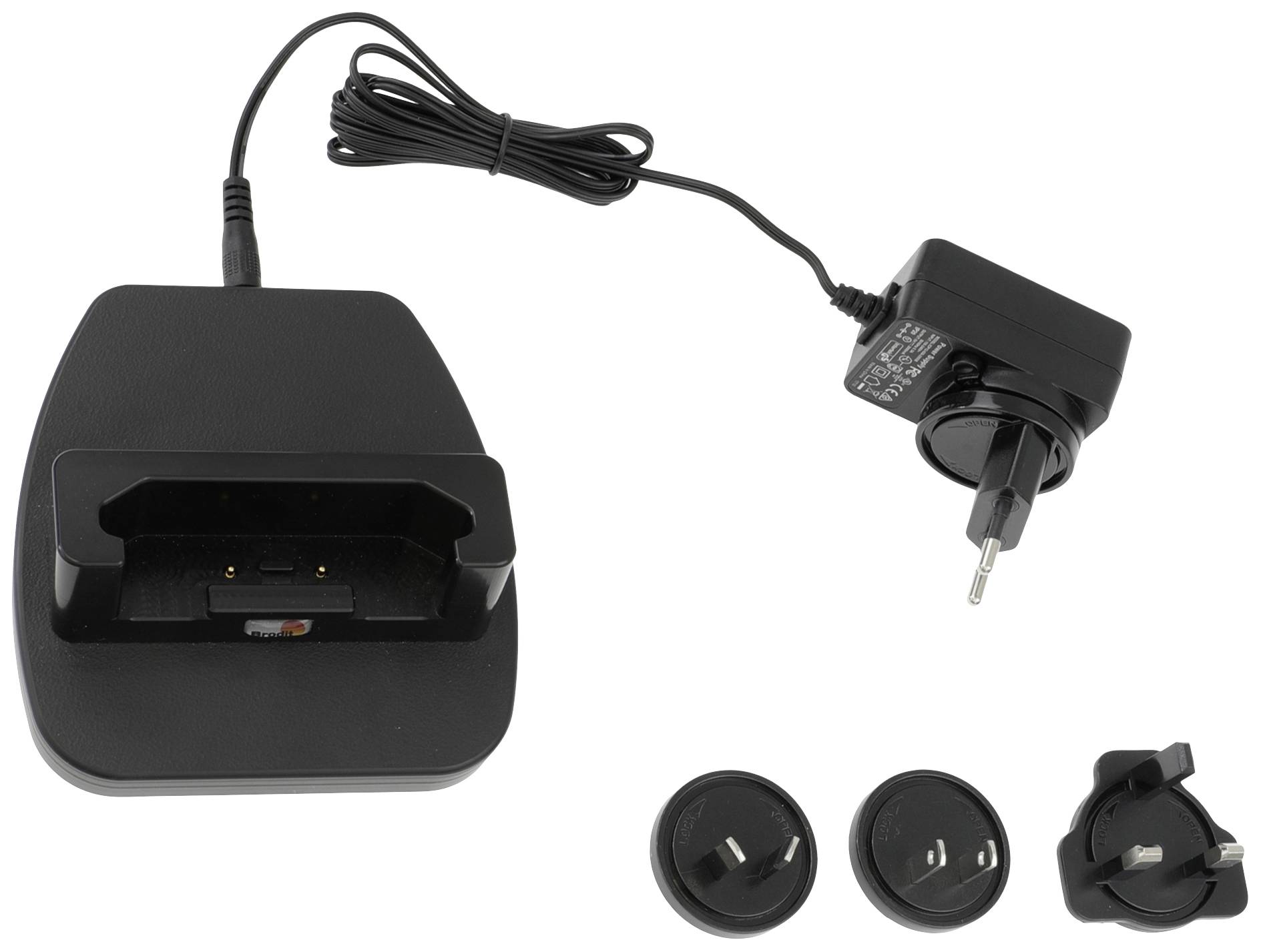 Brodit 216125 Ladeadapter 1 x Samsung, Galaxy Xcover Pro mit Europa-Adapter, mit UK-Adapter, mit USA-Adapter