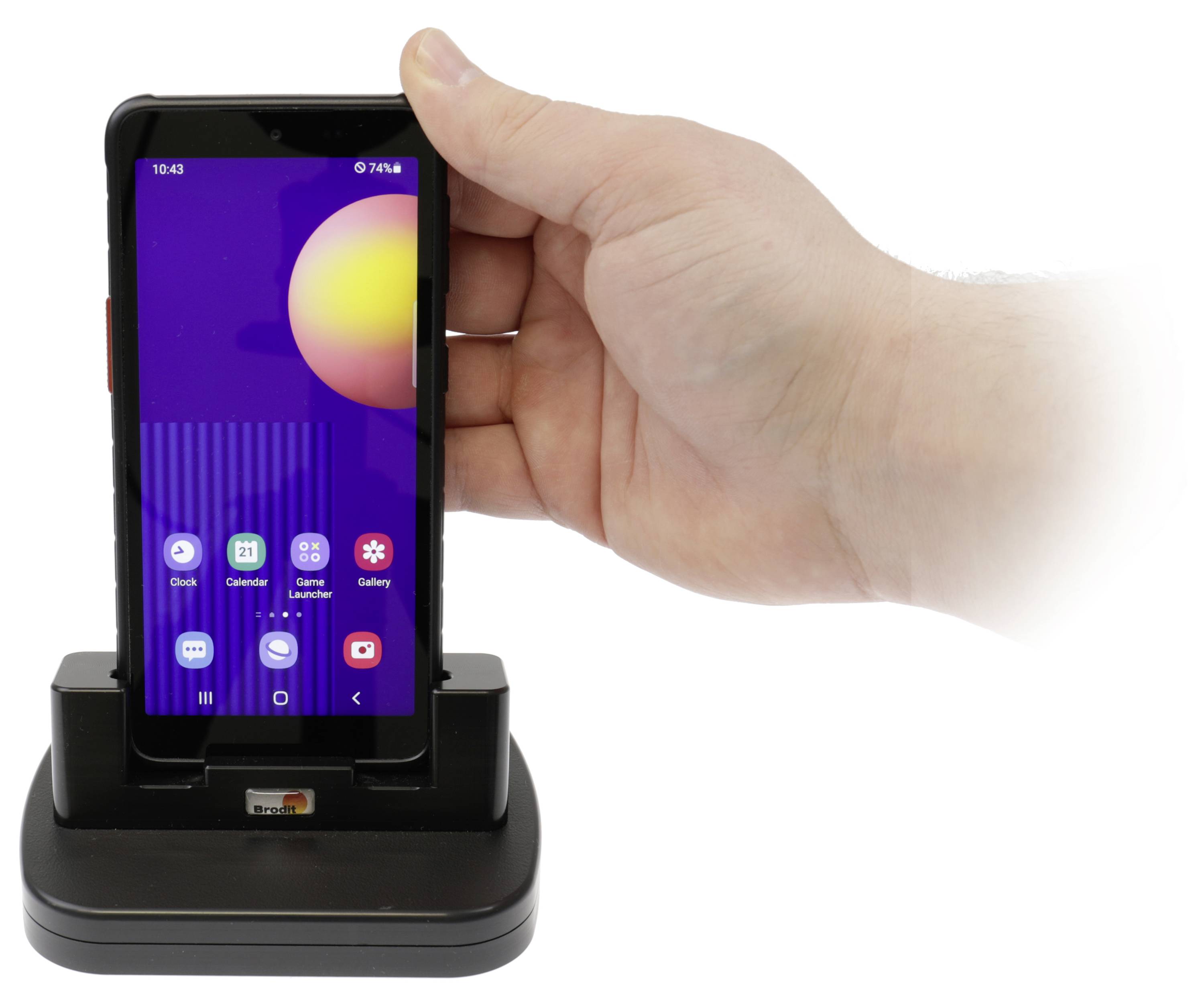 Brodit 216368 Ladeadapter 1 x Samsung, Galaxy Xcover 5 mit Europa-Adapter, mit UK-Adapter, mit USA-Adapter