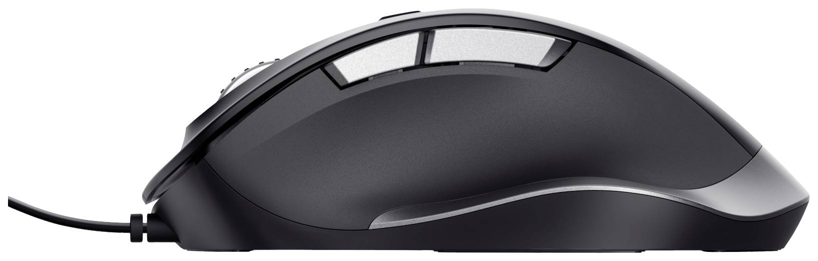 Trust FYDA Ergonomische Maus Kabelgebunden Optisch Schwarz 6 Tasten 5000 dpi Ergonomisch