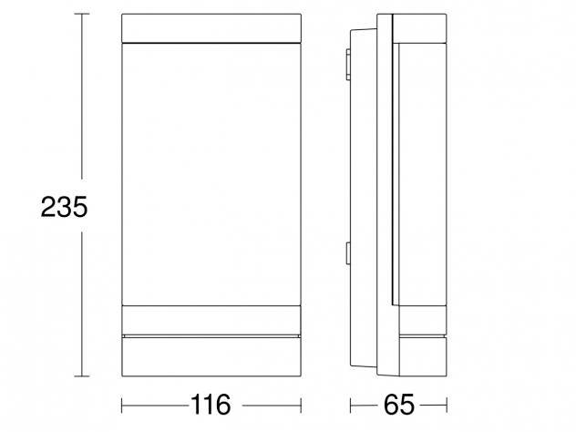 Steinel 067212 LED AUSSENLEUCHTE L 271 DIGI SC ANT LED-Außenwandleuchte mit Bewegungsmelder LED LED fest eingebaut 6.6W Anthrazit