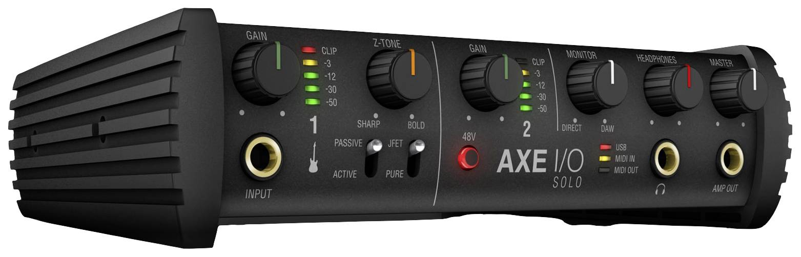 Audio Interface IK Multimedia AXE I/O SOLO Monitor-Controlling, inkl. Software