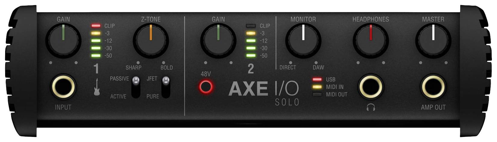 Audio Interface IK Multimedia AXE I/O SOLO Monitor-Controlling, inkl. Software