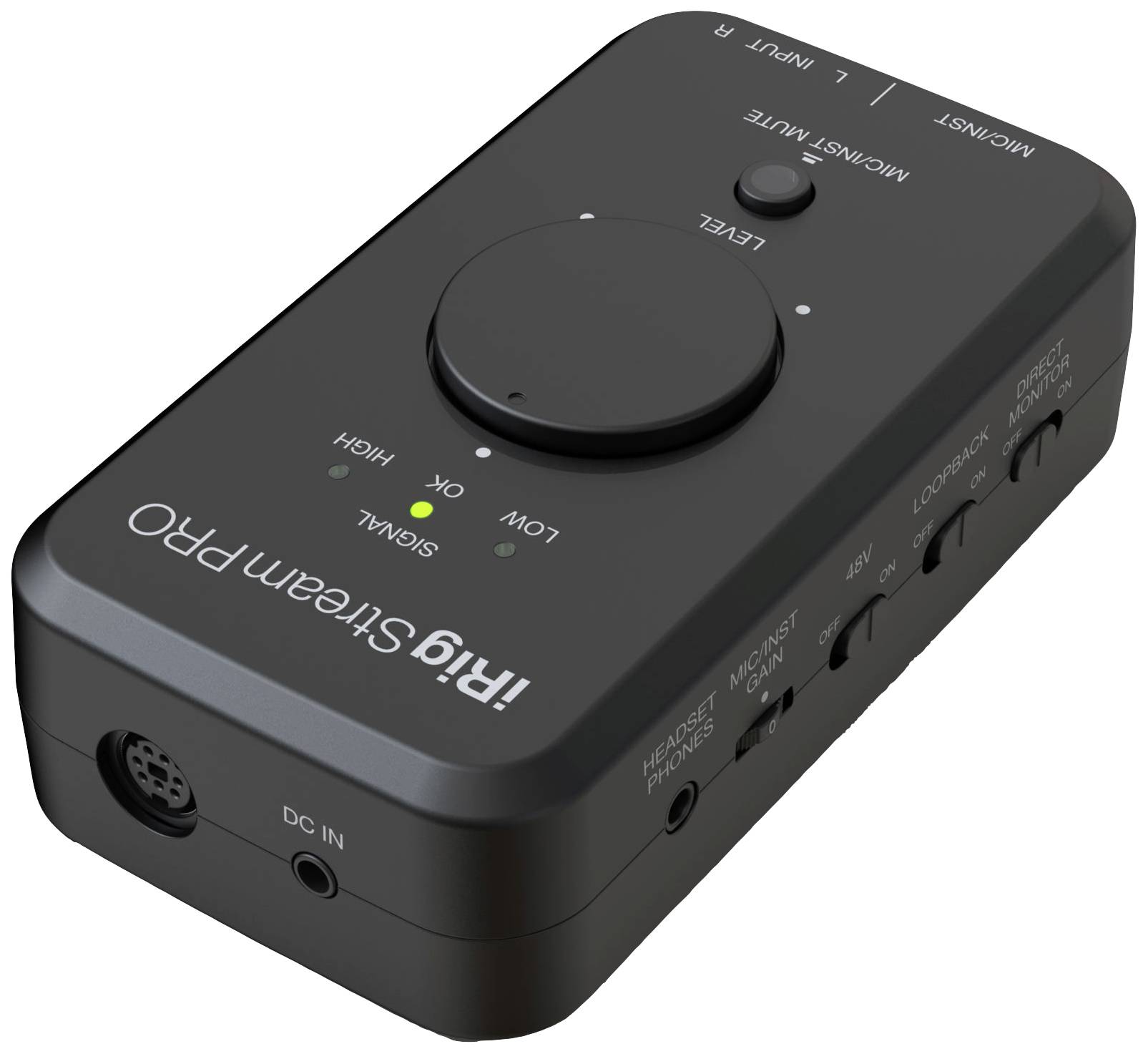 IK Multimedia Audio Interface iRig Stream Pro Monitor-Controlling