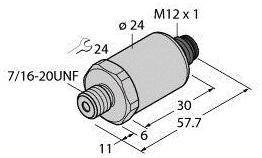 Turck Drucktransmitter 1 St. PT200PSIG-2005-U1-H1143