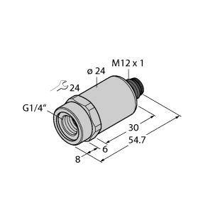 Turck Drucktransmitter 1 St. PT60R-2001-I2-H1143
