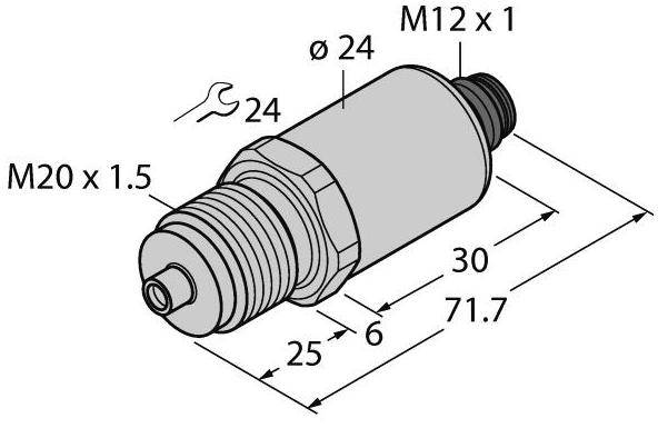 Turck Drucktransmitter 1 St. PT350R-2020-U3-H1143