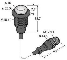 Turck Rundumleuchte S18LWXXPQP 3020993 Dauerlicht