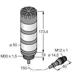 Turck Kombi-Signalgeber TL50HGYRAOSQP