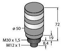 Turck Signalsäule 3026739 TL50BLY2Y1Q 1St.