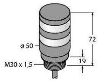Turck Signalsäule 3026521 TL50BLR2B2 1St.