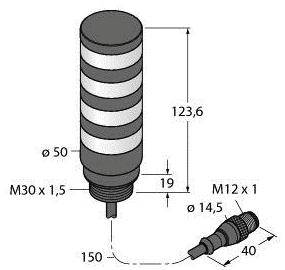 Turck Kombi-Signalgeber TL50BLR1Y2R1Y2AQP