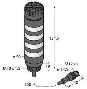 Turck Kombi-Signalgeber TL50BLBGYRAQP
