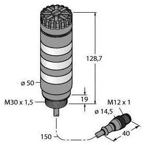 Turck Kombi-Signalgeber TL50BLGYRACQP