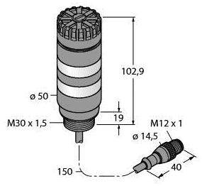 Turck Kombi-Signalgeber TL50BLY2R2AQP