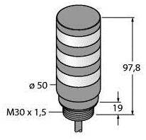 Turck Signalsäule 3025599 TL50BLY2Y2Y2 1St.