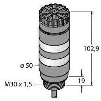 Turck Kombi-Signalgeber TL50BLR1R2AC