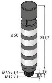 Turck Signalsäule 3802099 TL50WBORAOSQ 1St.