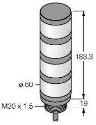 Turck Signalsäule 3016972 TL50WGYR 1St.