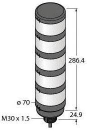 Turck Signalsäule 3092343 TL70WBGYR 1St.