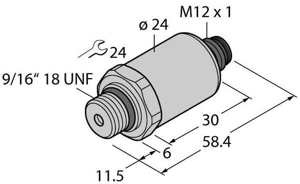 Turck Drucktransmitter 1 St. PT7500PSIG-2021-U6-H1143