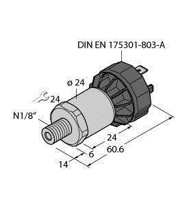 Turck Drucktransmitter 1 St. PT20PSIG-1014-U1-DA91