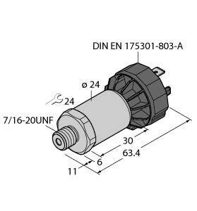 Turck Drucktransmitter 1 St. PT750PSIG-2005-I2-DA91