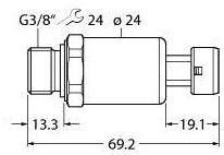 Turck Drucktransmitter 1 St. PT600R-2149-I2-MP11