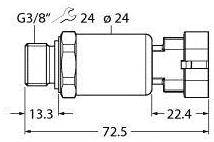 Turck Drucktransmitter 1 St. PT600R-2149-I2-AMPS1.5