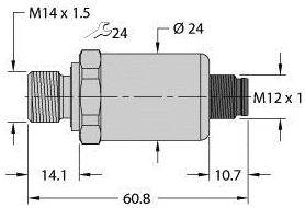 Turck Drucktransmitter 1 St. PT600R-2119-I2-H1143