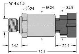 Turck Drucktransmitter 1 St. PT600R-2119-I2-AMPS1.5