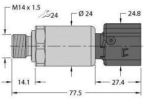Turck Drucktransmitter 1 St. PT600R-2119-I2-KO28A2