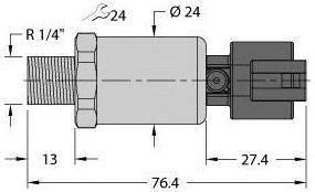 Turck Drucktransmitter 1 St. PT600R-2110-I2-DT043P