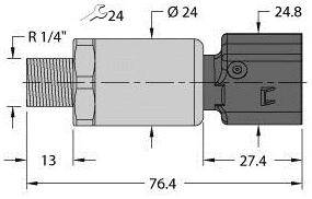 Turck Drucktransmitter 1 St. PT600R-2110-I2-KO28A2