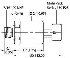 Turck Drucktransmitter 1 St. PT150PSIG-1105-U3-MP11