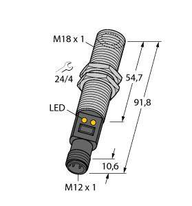 Turck 3078465 M18TIP6EQ Temperatursensor