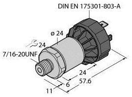 Turck Drucktransmitter 1 St. PT130PSIV-1005-U1-DA91