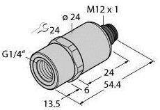 Turck Drucktransmitter 1 St. PT40R-1001-U1-H1143