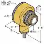 Turck 3041560 Ultraschall-Empfänger T18VN6URE 1St. Turck 3041560 Ultraschall-Empfänger T18VN6URE 1St.