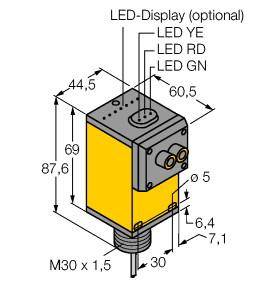 Turck 3040822 Q45AD9FP W/30 Lichtleitersensor 1 St. (L x B x H) 60.5 x 44.5 x 87.6mm