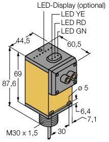 Turck 3040821 Q45AD9F W/30 Lichtleitersensor 1 St. (L x B x H) 60.5 x 44.5 x 87.6mm
