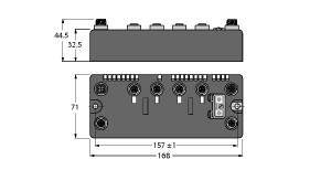 Turck 6811456 Sensor/Aktorbox aktiv 1St.