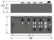 Turck BLCCO-6M12L-4AI-VI-2AO-I 6811318 Sensor/Aktorbox aktiv 1St.