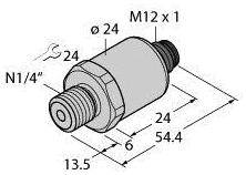Turck Drucksensor 1 St. PT1VR-1003-I2-H1143/D830
