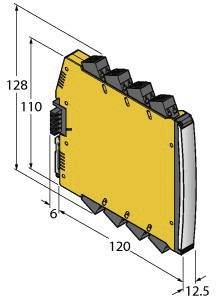 Turck IM12-TI02-1TCURTDR-1I1R-CPR/24VDC/CC Temperatur-Messverstärker 7580528