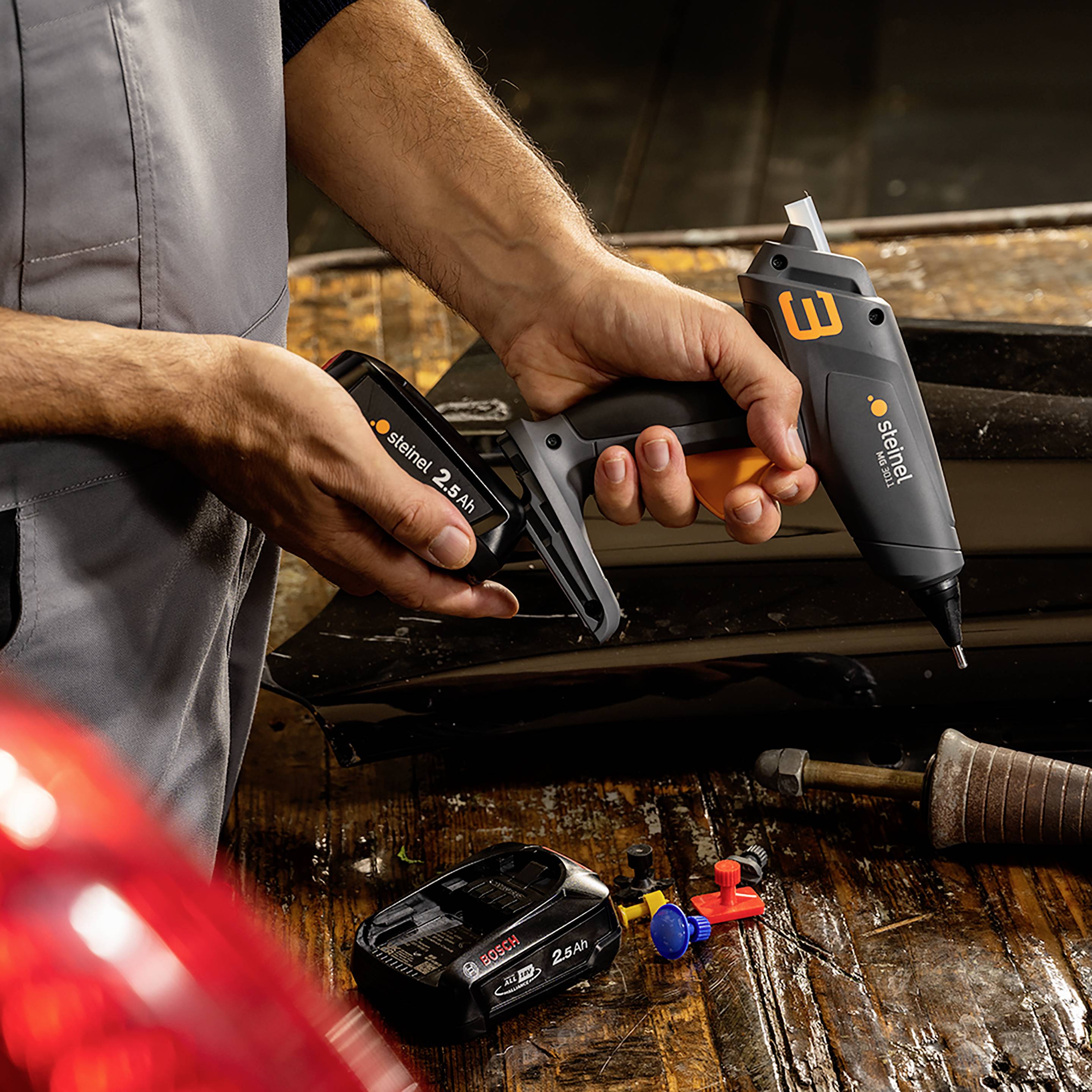 Steinel MobileGlue 3011 Heißklebepistole inkl. Akku, inkl. Ladegerät 11mm 18V 1St.