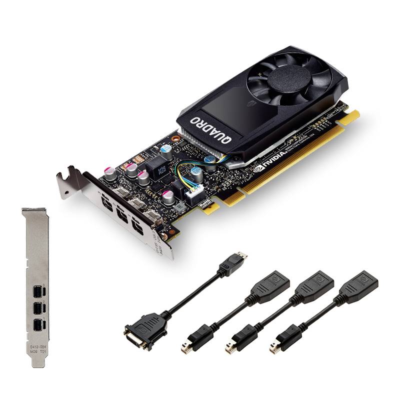PNY Workstation-Grafikkarte Nvidia Quadro P400 2 GB GDDR5-RAM PCIe x16 Mini DisplayPort Low Profile