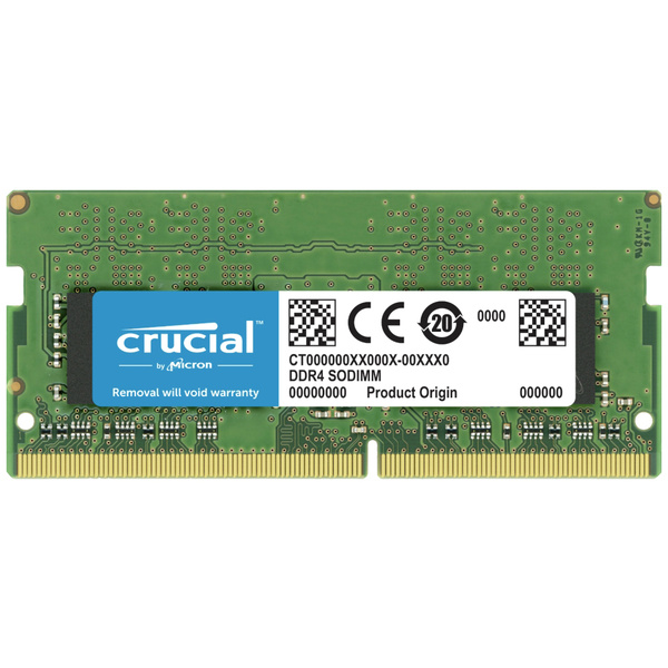 Crucial CT2K32G4SFD832A Laptop-Arbeitsspeicher Kit DDR4 64GB 2 x 32GB 3200MHz 260pin SO-DIMM CL22 CT2K32G4SFD832A