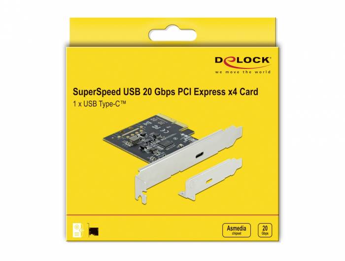 Delock 89036 1 Port USB-C® 3.1 Gen2 Schnittstellenkarte USB-C® PCIe x4